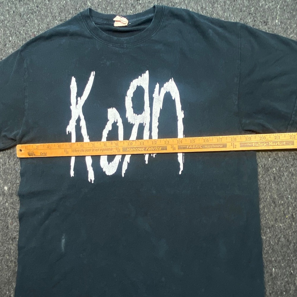 Anvil Korn Tour 2014 T Shirt Medium Mens Black Nu Metal Band Graphic Tee - Picture 10 of 11